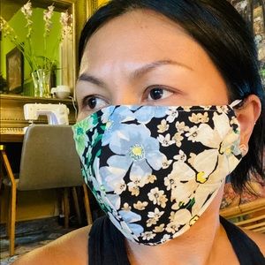 1 cool Cotton fabric mask beautiful washable mask